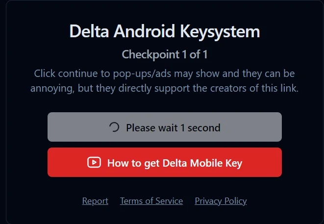 Delta Roblox Executor Key